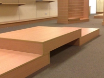 Tiered floor plinths 