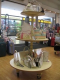 Three tiered round display