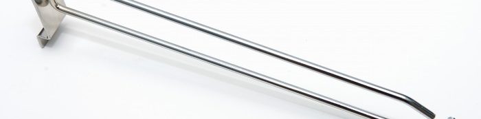 Slatwall Single Hook with Overarm